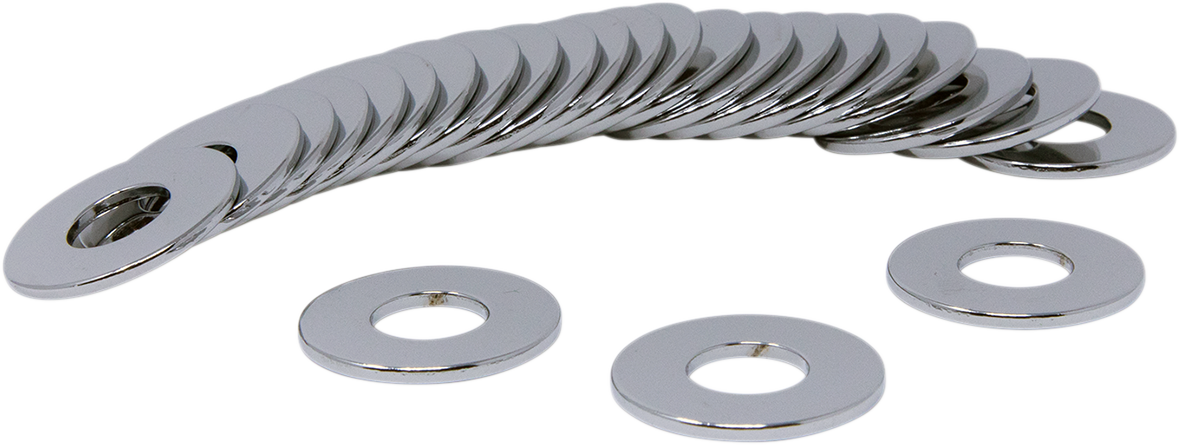 Drag Specialties USS washer, 3/8 inch size, metal hardware component with smooth finish, used in motorcycle or automotive applications