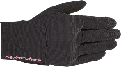 ALPINESTARS Women Stella Reef Gloves - Black/Fuchsia - Medium 3599020-1039-M - Howling Moto