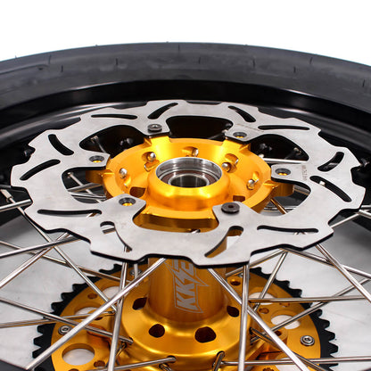 KKE 3.5/4.25*17inch Supermoto Wheels CST Tires For SUZUKI DRZ400 DRZ400E DRZ400S - Howling Moto