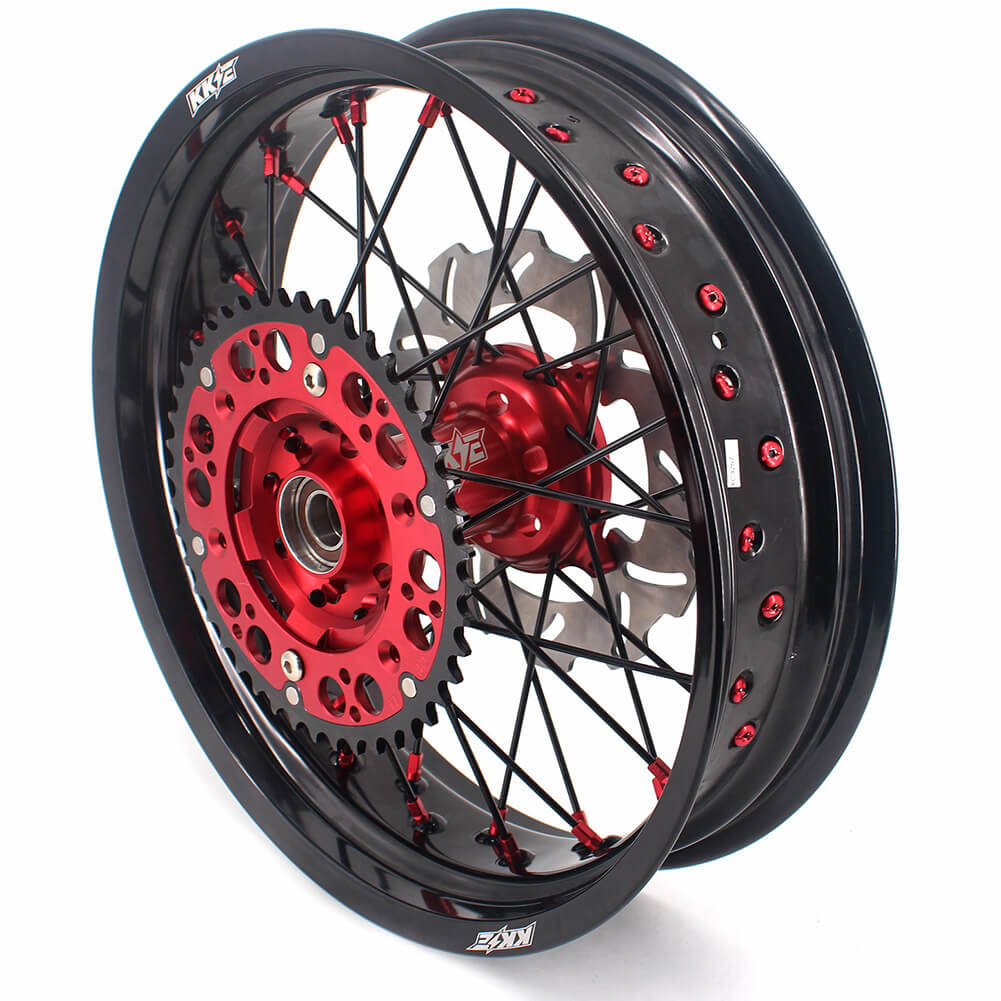 KKE 17 Inch Supermoto Wheels Fit for Honda CRF450L 2019-2021 CRF250R CRF450R 2024 - Howling Moto