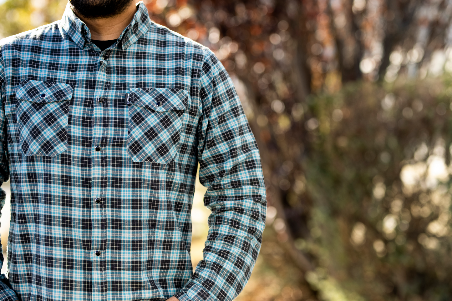 Bill's Exhausts BILTWELL Pacific Flannel Shirt in XL, featuring classic plaid pattern, button-up front, and long sleeves.