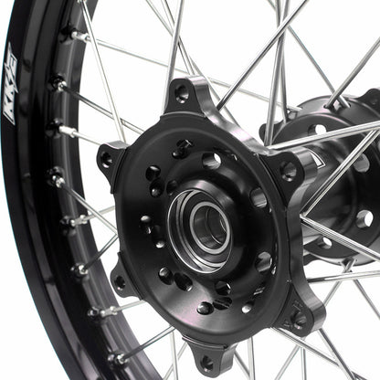 KKE 21 & 18 Enduro Wheels Rims for Husqvarna TE TC FE FC SMR TXC  2000-2013 Red Hubs - Howling Moto