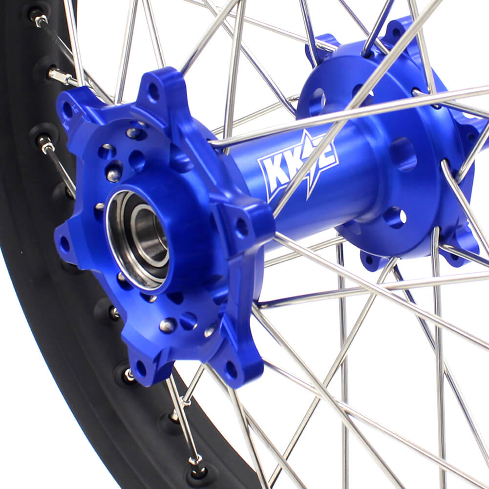 KKE 21 & 18 Enduro Wheels for Yamaha WR250X 2008-2011 Blue - Howling Moto