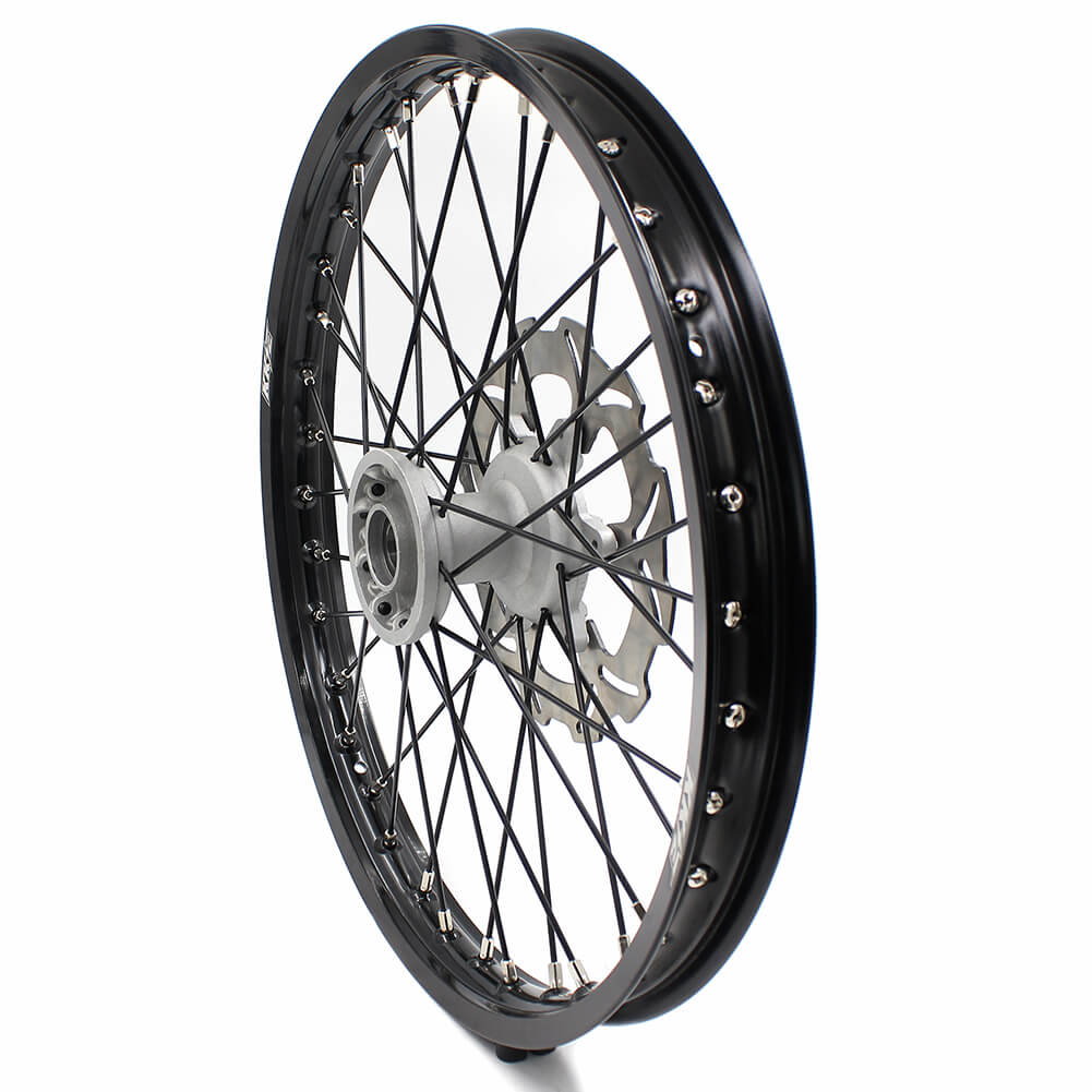 KKE 21 & 19 Casting MX Wheels for YAMAHA YZ250F 2001-2021 YZ450F 2003 Silver - Howling Moto
