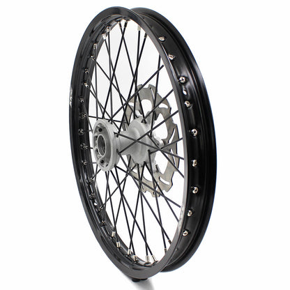 KKE 21 & 19 Casting MX Wheels for YAMAHA YZ250F 2001-2021 YZ450F 2003 Silver - Howling Moto