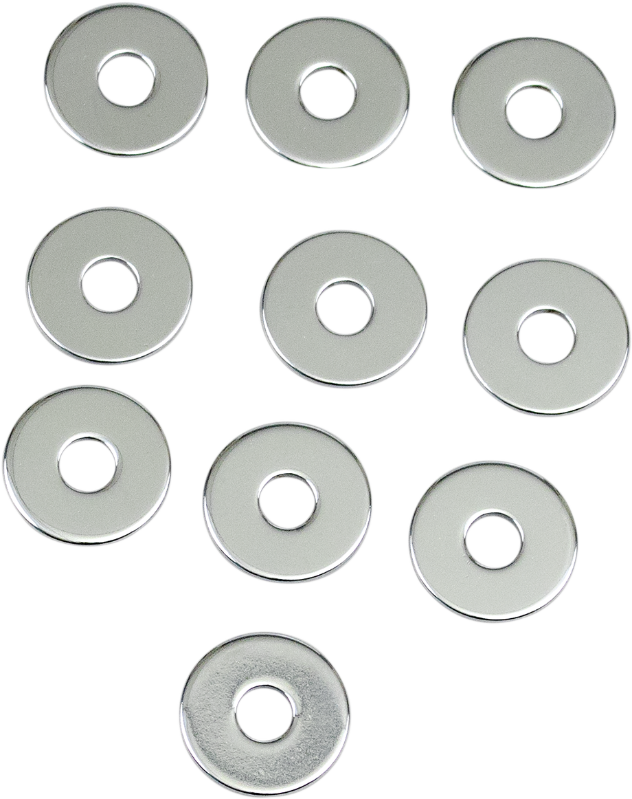DRAG SPECIALTIES thick washer with 5/64" inner diameter, custom fit, made in USA, shown on a white background