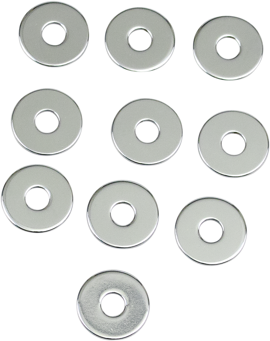 DRAG SPECIALTIES thick washer with 5/64" inner diameter, custom fit, made in USA, shown on a white background