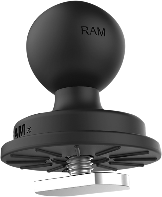Bill's Exhausts RAM MOUNTS Tough Track Ball RAP-B-354-TRA1 engine mount with durable ball joint and mounting base.