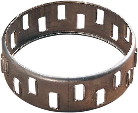 DRAG SPECIALTIES Harley-Davidson clutch hub roller retainer 17-0018-A-BC251 showing metal clutch component on a motorcycle