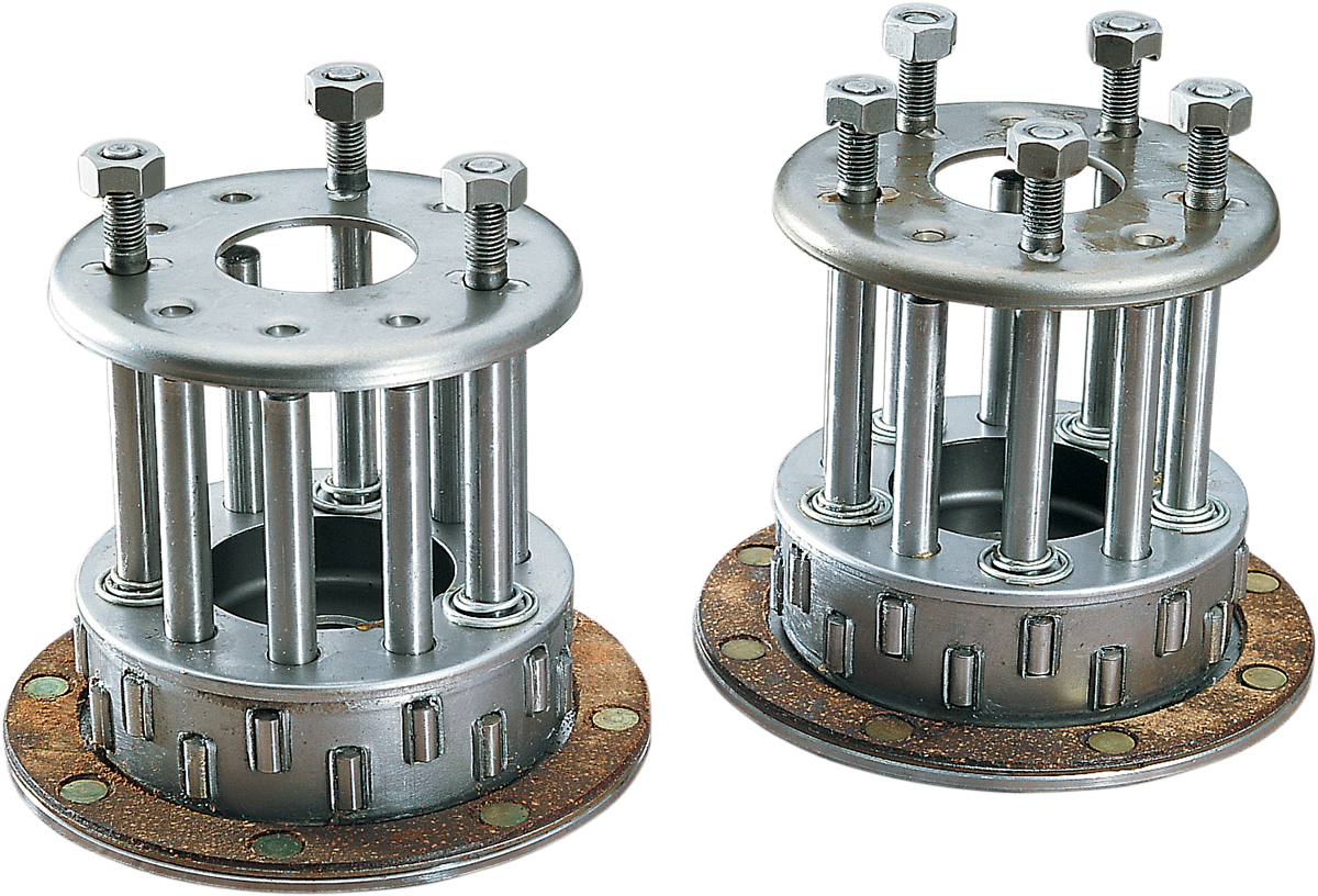Drag Specialties Harley-Davidson 5-Stud Hub 17-0100A-BX-LB2, metal motorcycle wheel hub with five stud holes.