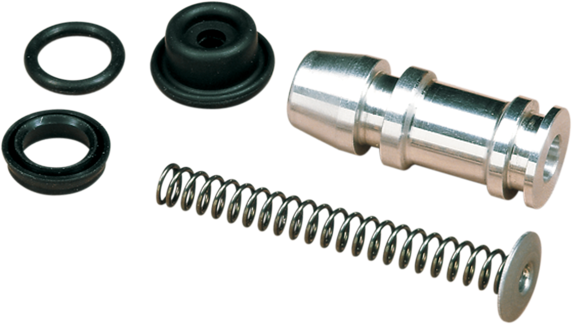 Drag Specialties front master cylinder rebuild kit with replacement seals and components for motorcycle brake system.
