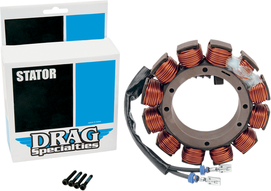 Drag Specialties 2-wire stator for Harley-Davidson XL models 1984-1990, part #29967-84A-BXLB1, shown in the image.