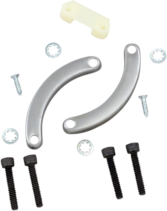 DRAG SPECIALTIES Harley Davidson stator lock and mounting kit, includes tools and components for engine maintenance.