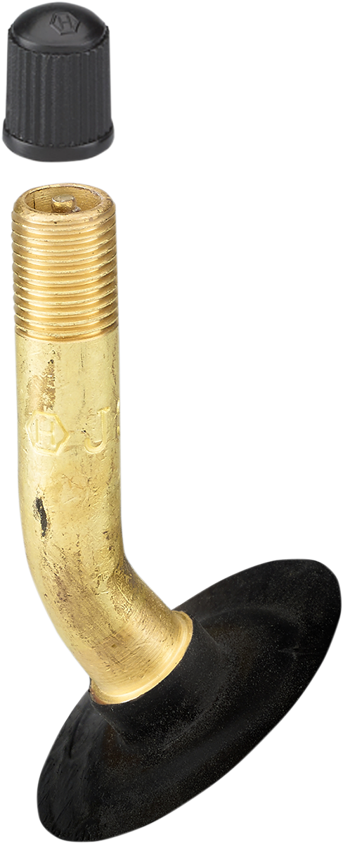 Michelin 12-inch TR-4 inner tube with 45° metal valve stem, suitable for bicycle or small vehicle tires.