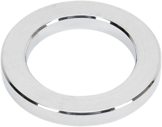 Drag Specialties outer axle spacer .141 inch, part number 16-0312-HC3, shown in the image. Durable motorcycle part for wheel alignment.