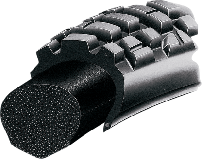 MICHELIN Bib Mousse™ Standard 2.5 inch tubeless bicycle tire insert with black rubber and valve for mountain biking.