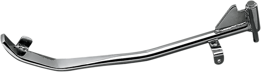 Chrome Drag Specialties kickstand for Harley-Davidson, 12-3/4 inch length, with durable metal construction and mounting hardware.