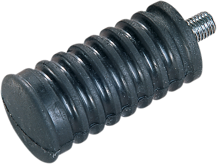 Black rubber shift peg for motorcycle by Drag Specialties, model 16-0022-BC1, with textured surface for grip.