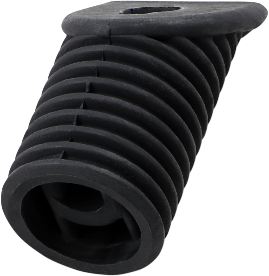 Rubber driver foot peg for FXR Harley-Davidson models by DRAG SPECIALTIES, with part number 17-0914-HC3.
