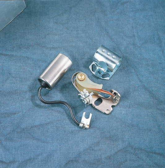 DRAG SPECIALTIES points and condenser tune-up kit for Harley-Davidson Big Twin and Sportster 1970-1978 motorcycles, includes components.