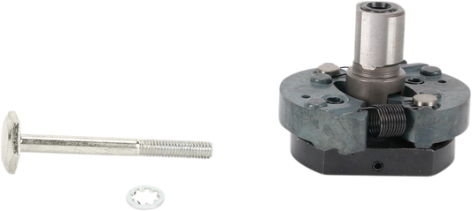 DRAG SPECIALTIES Advance unit with bolt for Harley Davidson motorcycle, featuring metallic finish and detailed components.