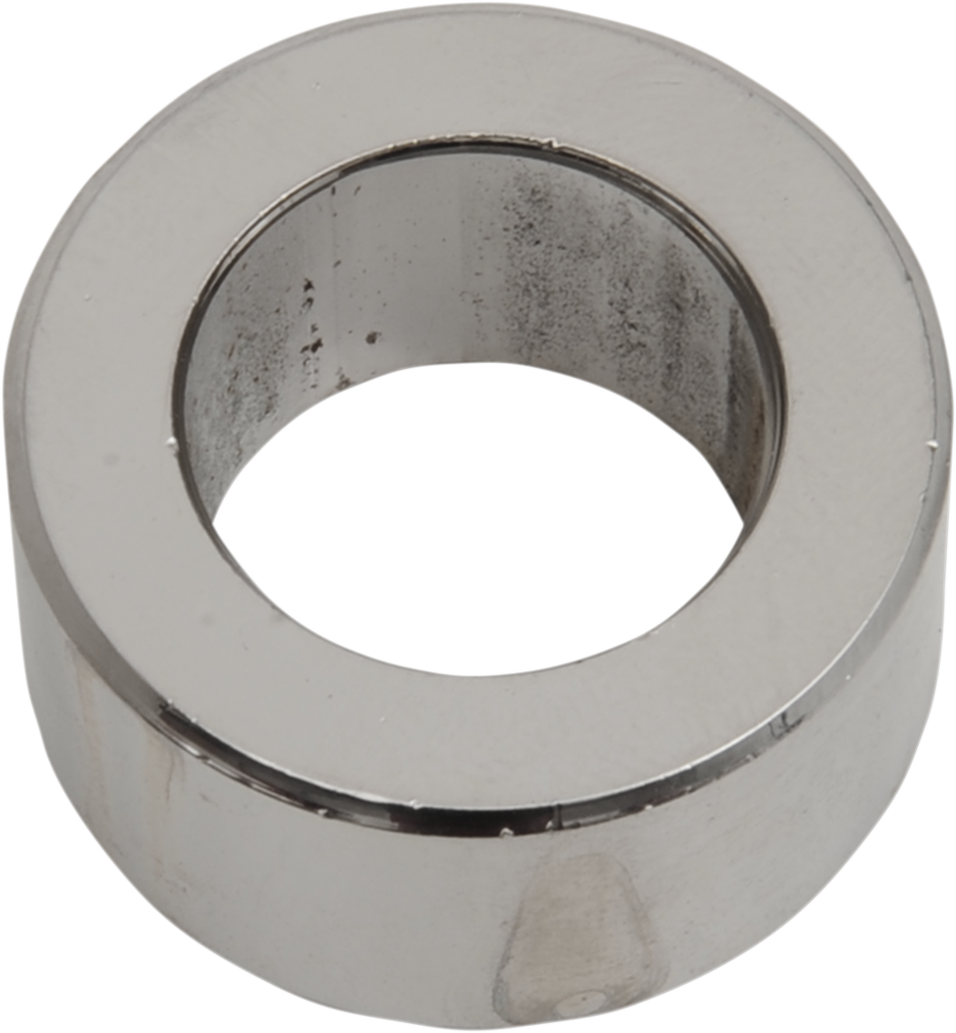 DRAG SPECIALTIES outer axle spacer in 0.625 inch size, part number 223055PCBC102, showing the metallic spacer component.