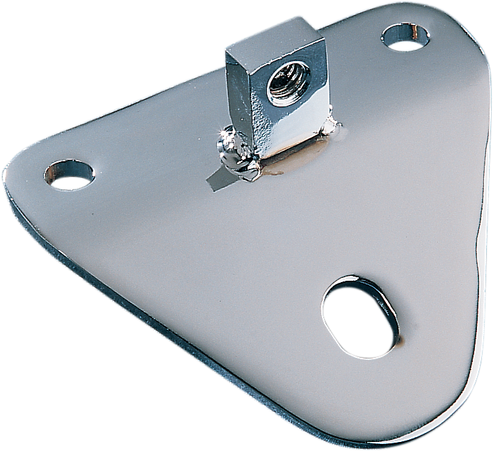 Heavy-duty chrome steel motorcycle motor mount by Drag Specialties, model 28-0014, with polished finish and robust construction.