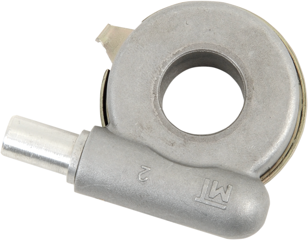 Drag Specialties front wheel speedometer drive unit with spacer, 0.300 inch, 2:1 ratio, for motorcycle speedometer installation.