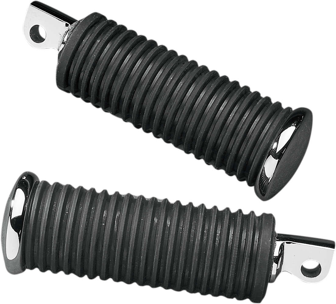 Drag Specialties male OEM style motorcycle foot peg, standard mount, durable metal construction for Harley-Davidson bikes.