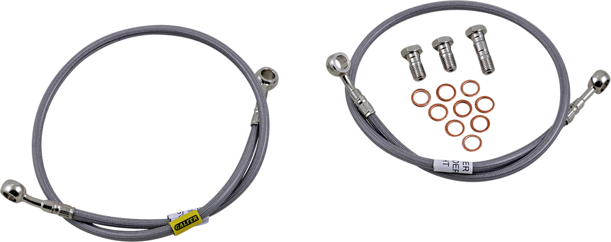 GBRAKES FK003D366-2 Stainless Steel Brake Line for Enhanced Bike Control