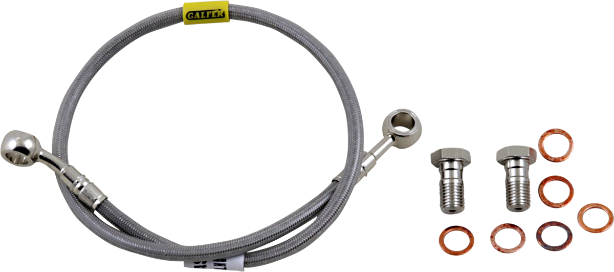 GBRAKES stainless steel brake line FK003D719R for bikes, enhancing stopping power with durable, flexible brake hose.