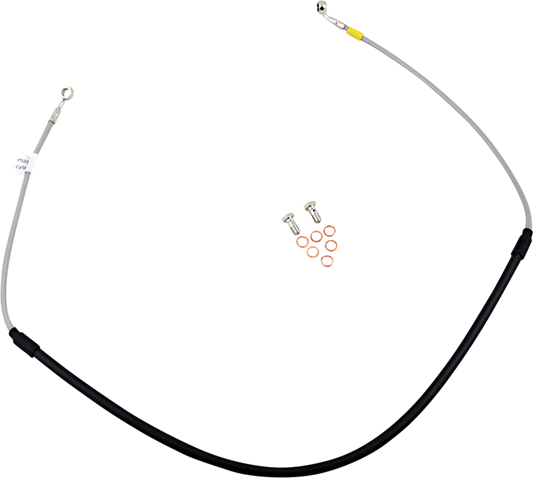 GBRAKES Stainless Steel Brake Line Kit FK003D141-1 for Enhanced Bike Stopping Power