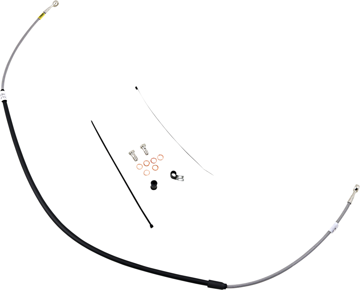 GBRAKES Stainless Steel Brake Line Kit FK003D217-1 for Enhanced Bike Stopping Power