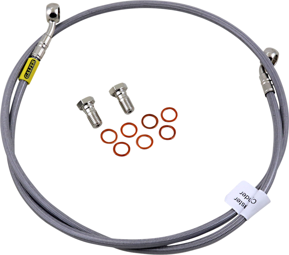 GBRAKES Stainless Steel Brake Line Kit FK003D597-1 for Enhanced Bike Stopping Power