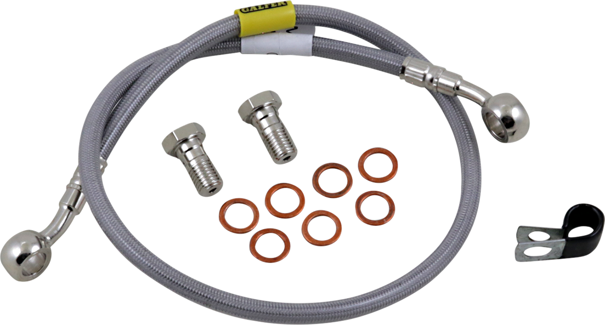 GBRAKES Stainless Steel Brake Line Kit FK003D597R for Enhanced Cycling Safety and Performance