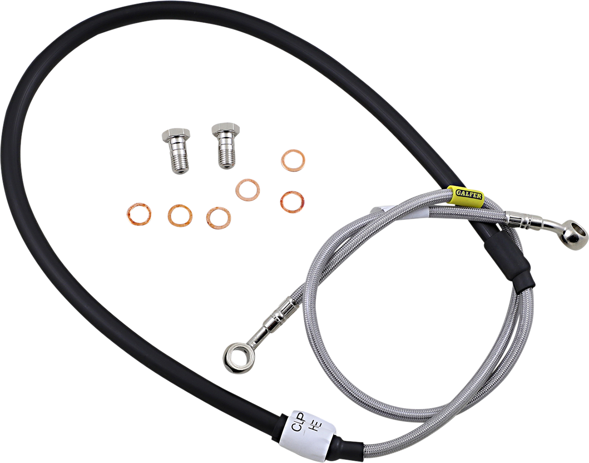 GBRAKES Stainless Steel Brake Line Kit FK003D482-1 for Enhanced Bike Stopping Power