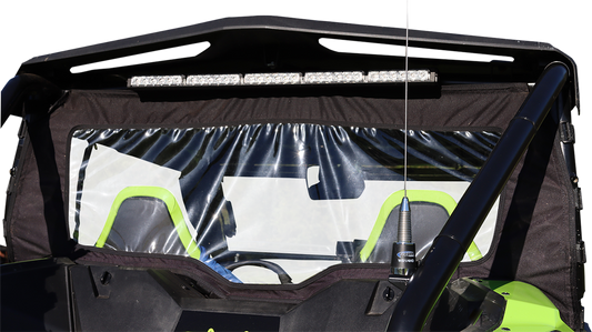 Moose Offroad rear windscreens Talon HTRW-11 for hardtops, heavy-duty rip-stop nylon with large vinyl window