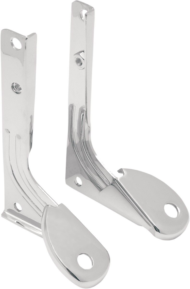 DRAG SPECIALTIES Revival Spotlight mounting bracket 20-0309B-SC5, black metal bracket for motorcycle spotlight installation