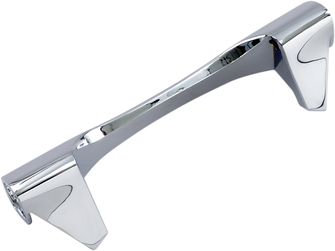 Drag Specialties 8-1/4 inch turn signal bracket for Harley FL models, shown in black metal with mounting holes.