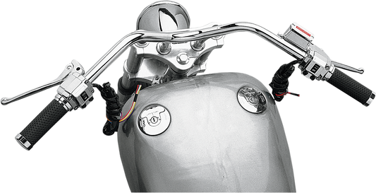 DRAG SPECIALTIES handlebar control kit with switch for Harley Davidson motorcycles from 1972 to 1981, part 42375-LBX2.