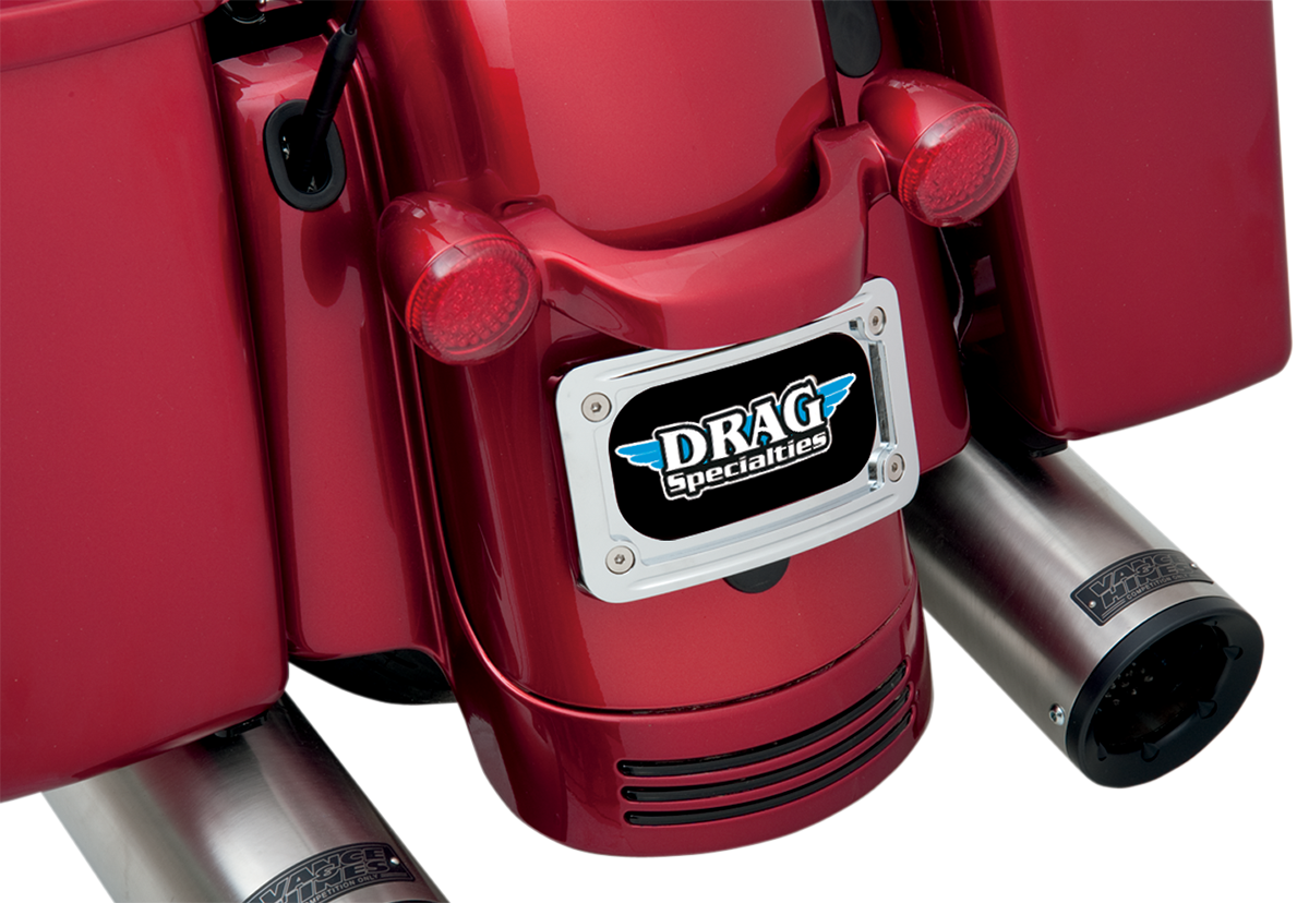 Red turn signal lens for Deuce-style turn signals from DRAG SPECIALTIES, part #162374-HC3, designed for motorcycle lighting.