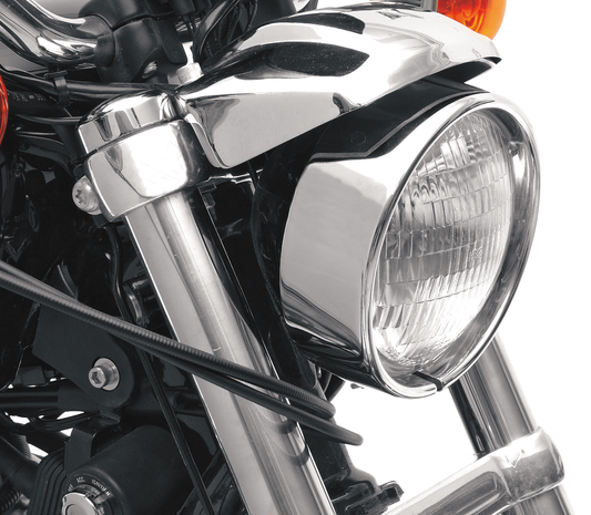 DRAG SPECIALTIES, Drag Specialties EX Headlight Trim Rim for 5-3/4-Inch Headlights - Part 160342-BXLB1