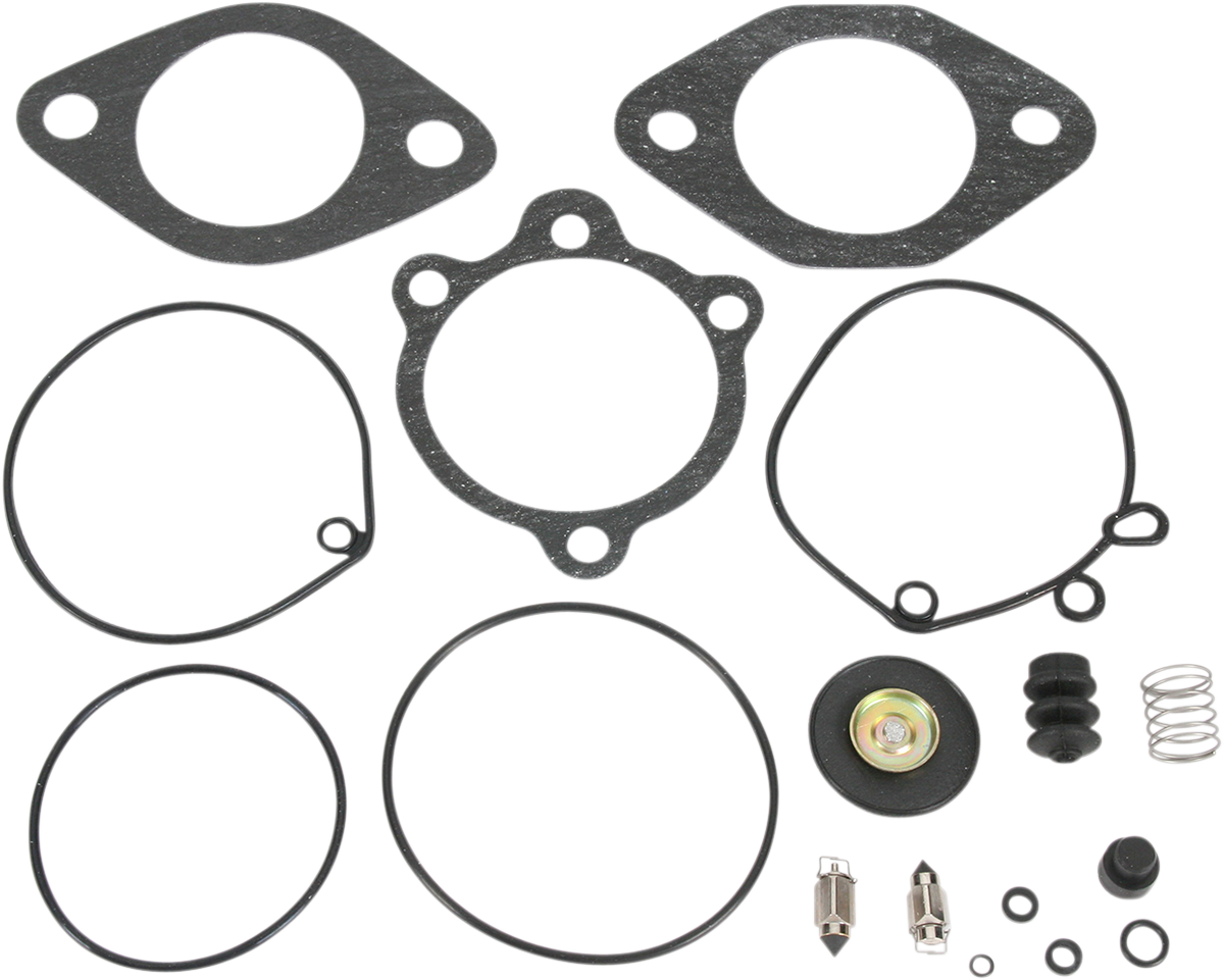 DRAG SPECIALTIES carburetor rebuild kit for Keihin 27006-76A-PBLB1, includes gaskets and parts for motorcycle carburetor repair
