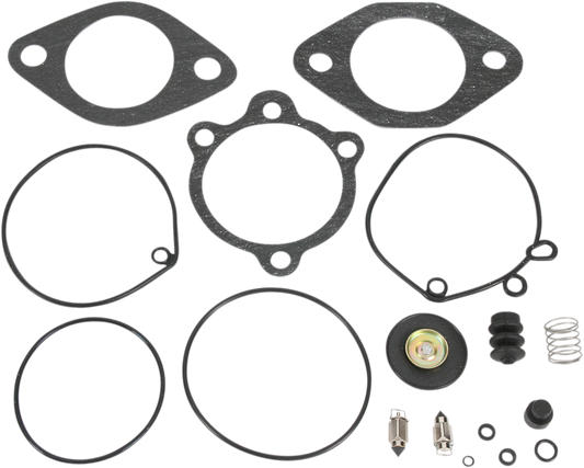 DRAG SPECIALTIES carburetor rebuild kit for Keihin 27006-76A-PBLB1, includes gaskets and parts for motorcycle carburetor repair