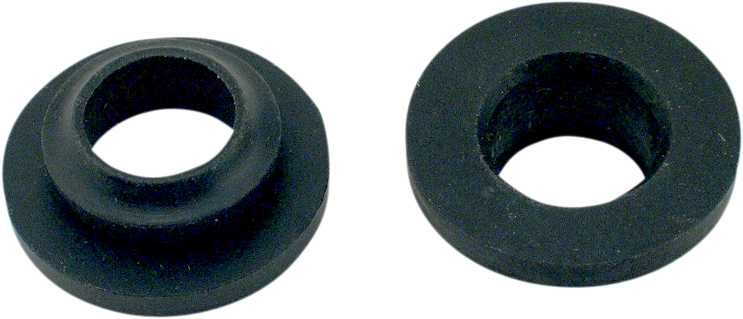 Drag Specialties 35-0098-A-HC3 rubber grommets for headbolt and spark plug covers, shown in close-up image.