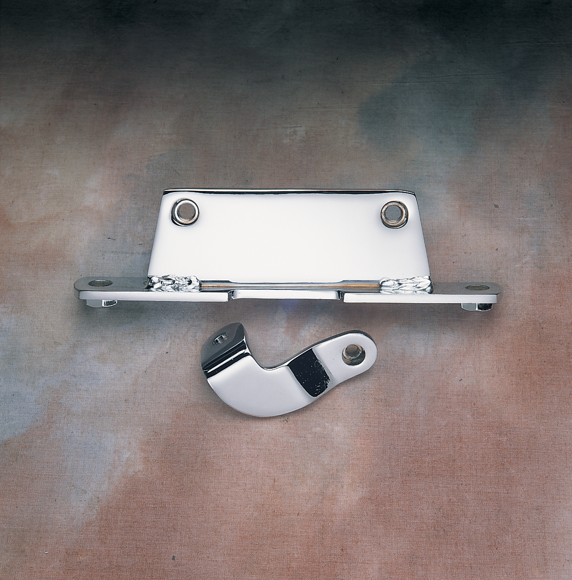 DRAG SPECIALTIES Softail oil tank bracket set with mounting hardware for motorcycle installation, part number 74022.