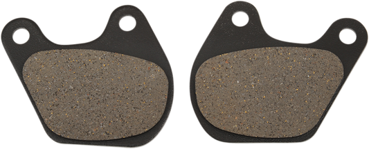 Semi-metallic rear brake pads for Harley XL models by Drag Specialties, designed for reliable stopping power.