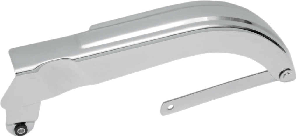 Chrome upper belt guard for Harley Davidson FX and FLHS Shovelhead models by DRAG SPECIALTIES, part No. 32-0184C-BX-LB2