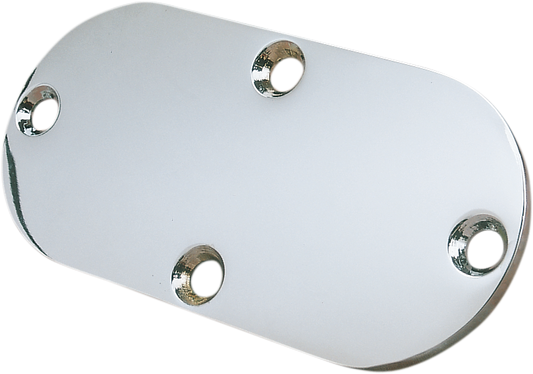 Steel inspection cover for Harley-Davidson by Drag Specialties, part number 14009, with a durable steel construction.