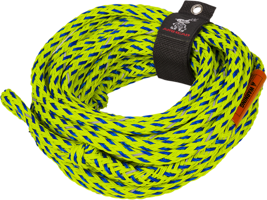Reflective water sports rope for four riders from AIRHEAD SPORTS GROUP, designed for water recreational activities.